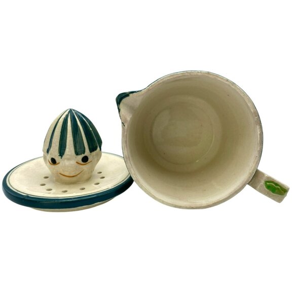 Anthropomorphic Juicer Face Antique Vintage Reamer Hand Painted Japan MCM 50's - Picture 10 of 10